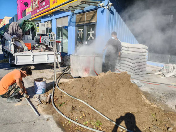 梁子湖顶管注浆加固